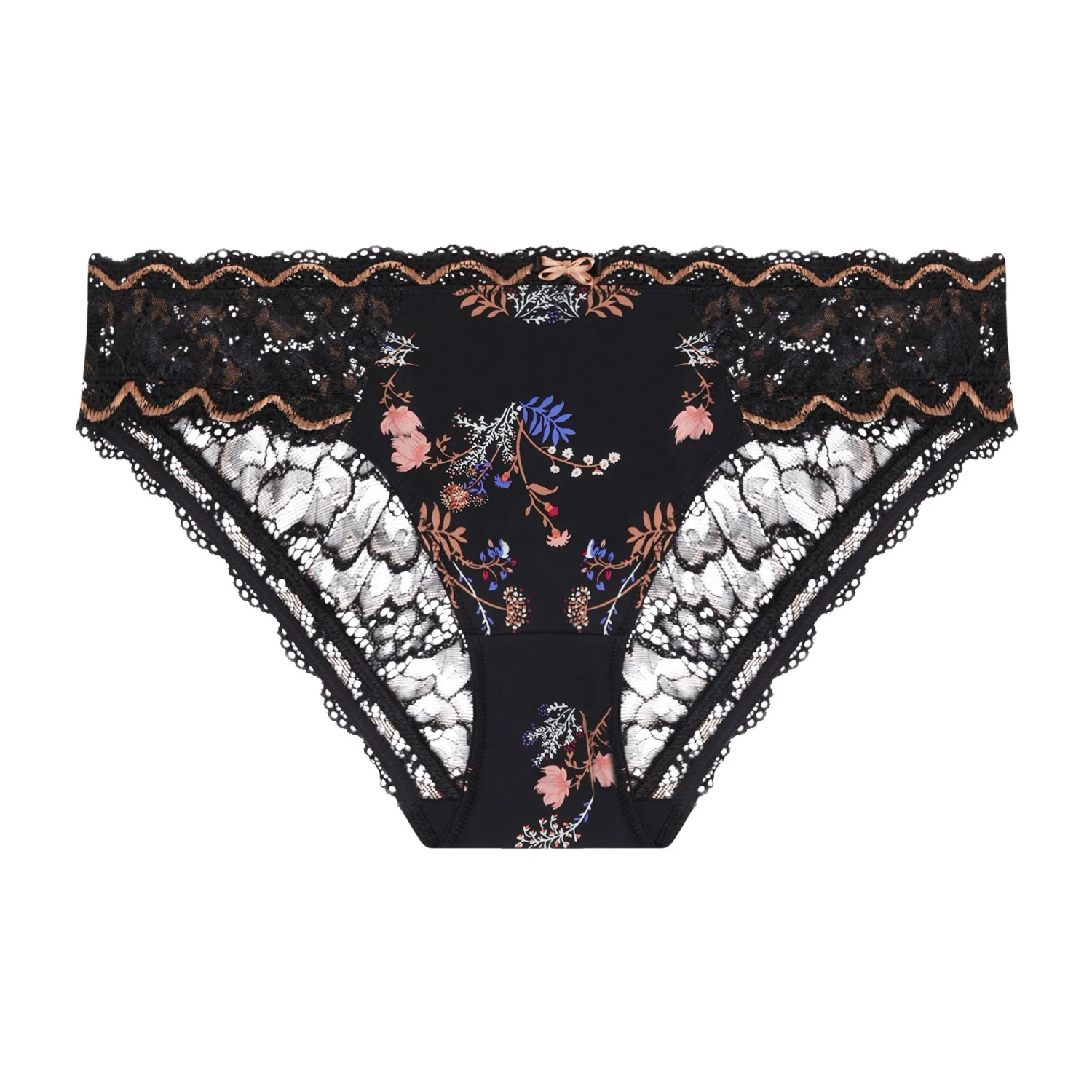 Culotte Noire Gold LUCCIA TWIST 1 Culotte Noire Gold LUCCIA TWIST