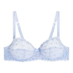 Soutien-gorge Emboîtant Avec Armatures Bleu Tendre AMELIA