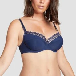 Soutien-gorge Emboîtant Avec Armatures Marine Sydney Pure -Bestform Soldes Boutique BL14563 021 WEB 1
